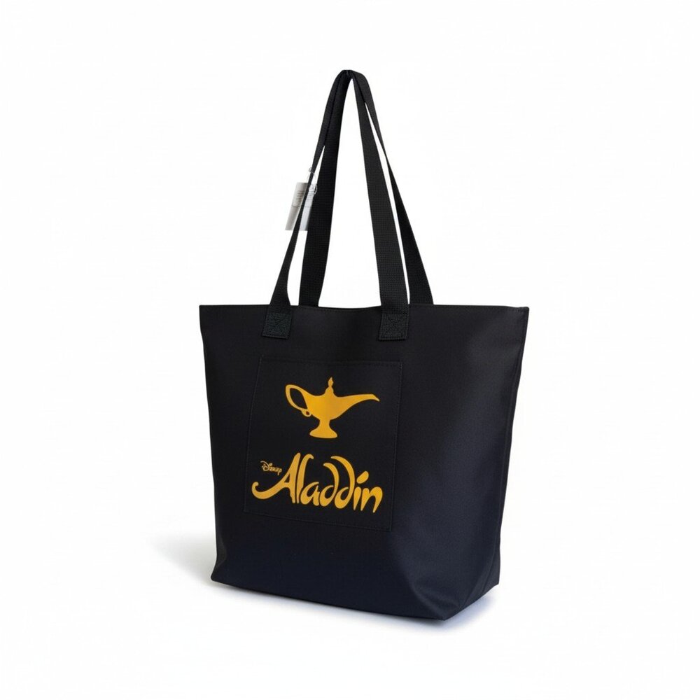 Disney Aladdin Broadway Musical Tote Bag NWT Black Gold Theater Merch